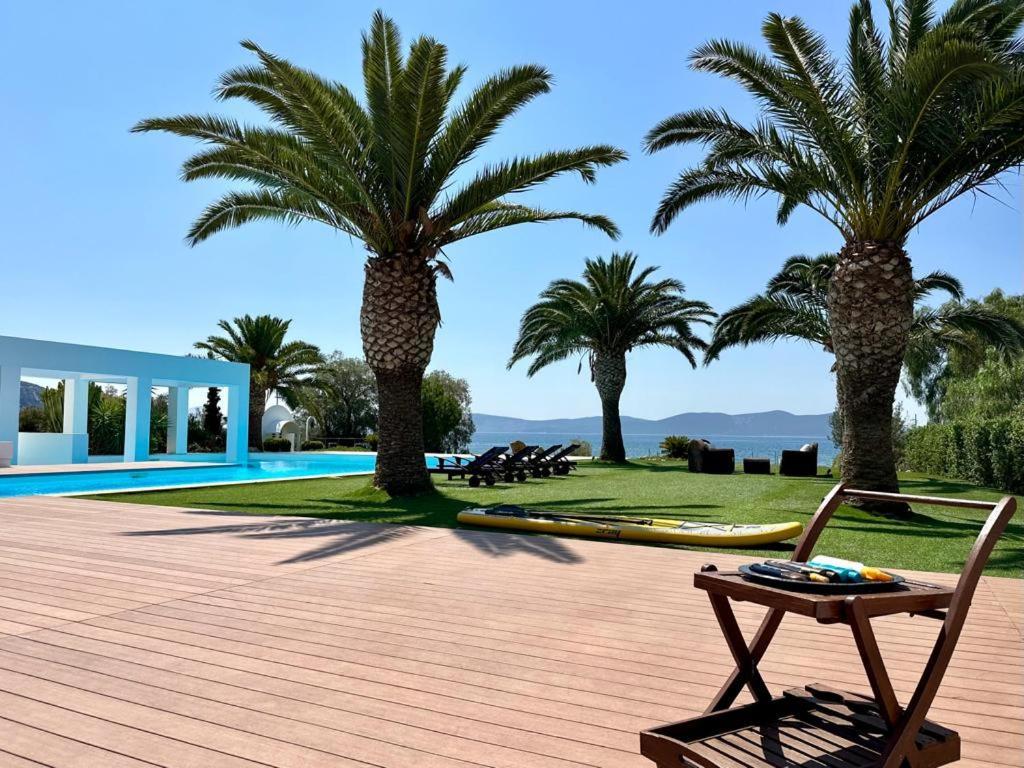 Leblanc Luxurious Beachfront Villa, Gcollectiongr แอร์มิโอนี ภายนอก รูปภาพ