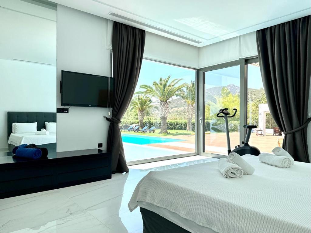 Leblanc Luxurious Beachfront Villa, Gcollectiongr แอร์มิโอนี ภายนอก รูปภาพ